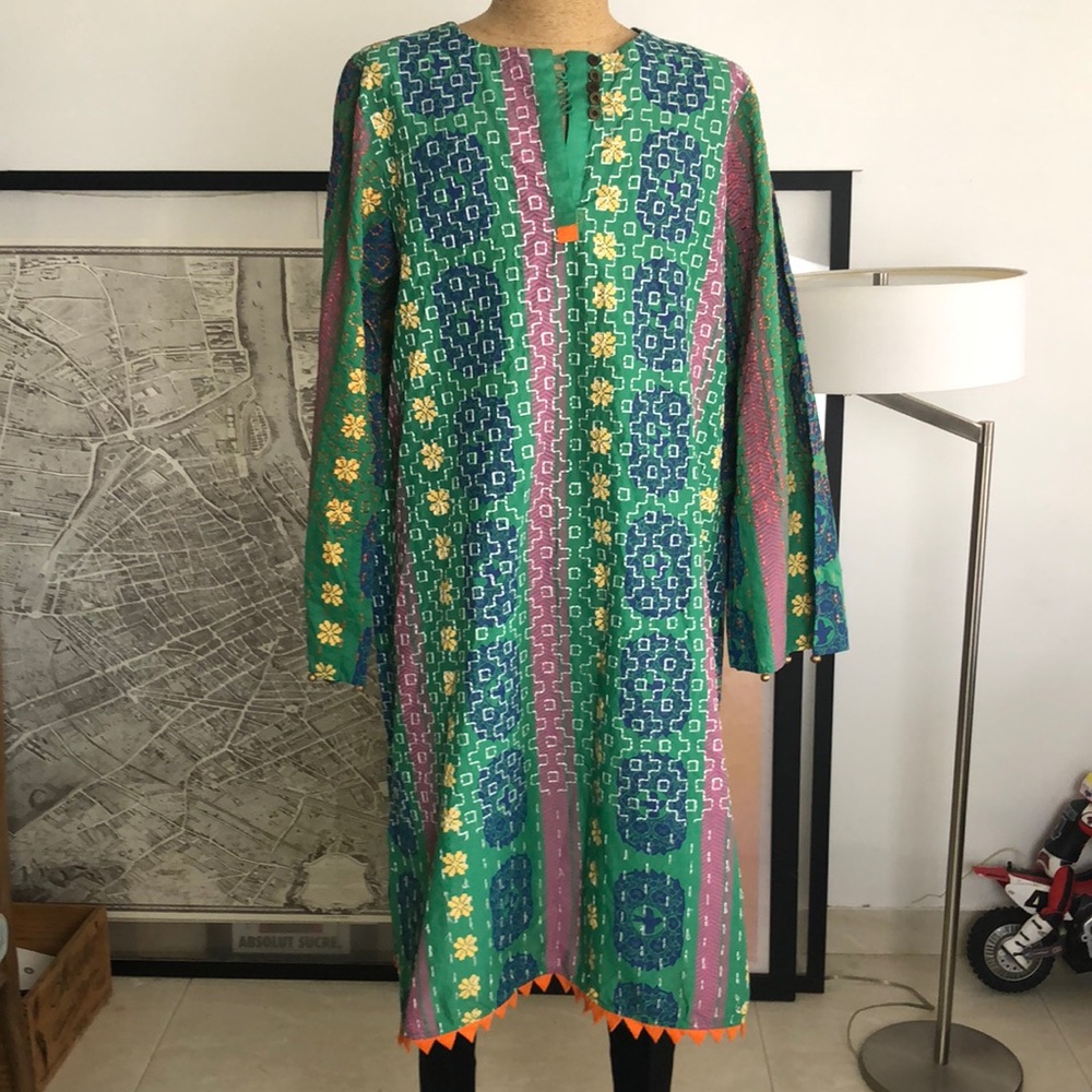 Ego embroidered tunic Size S